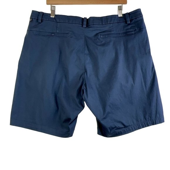 Lululemon Commission Short Slim Chino 9" True Navy Mens 38 Water Repellent EUC - Picture 3 of 14